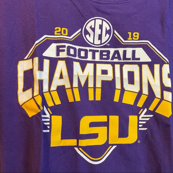LSU Tigers Men’s SEC Champions Shirt Size XL - Picture 2 of 5